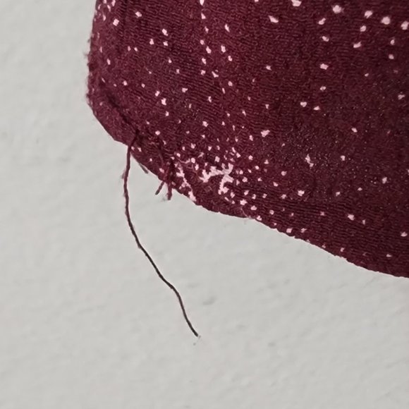 Torrid Burgundy Star Print Choker Top - Galaxy Chic in Size 00 XL! - Picture 7 of 13